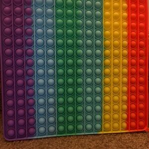 Large Rainbow Pop It Fidget Toy